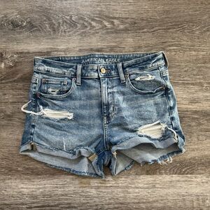 American Eagle Outfitters Women's Blue Denim Shorts